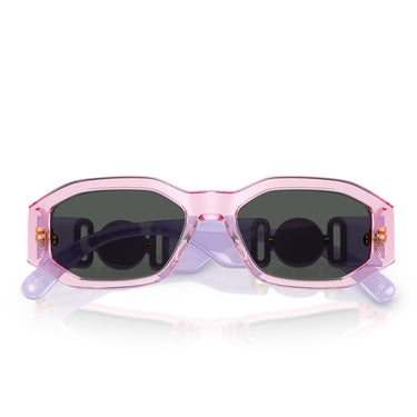 Versace Gafas de Sol VK4429U 552687 Biggie Lavanda Transparente Gris Oscuro Niños 3