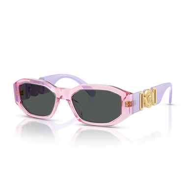 Versace Gafas de Sol VK4429U 552687 Biggie Lavanda Transparente Gris Oscuro Niños 5