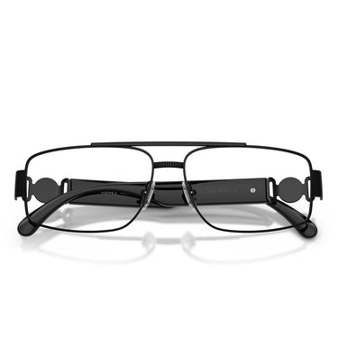 Versace Occhiali da Vista VE1317 1436 Nero Opaco Trasparente Uomo 5