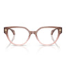 Versace Occhiali da Vista VE3394D 5435 Marrone Sfumato Rosa/Trasparente Donna