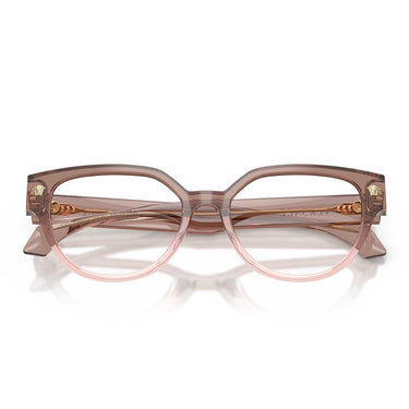 Versace Occhiali da Vista VE3394D 5435 Marrone Sfumato Rosa/Trasparente Donna 4