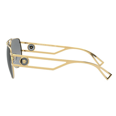Versace Sonnenbrille VE2225 ​100287 Gold/Grau Unisex 3