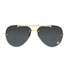 Versace Sonnenbrille VE2231 100287 Gold/Dunkelgrau Unisex