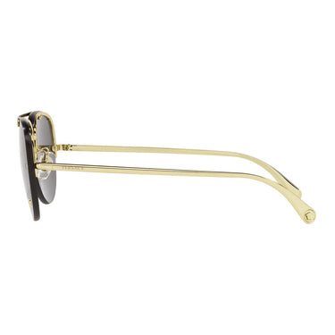 Versace Lunettes de Soleil VE2231 100287 Or/Gris Foncé Unisexe 3