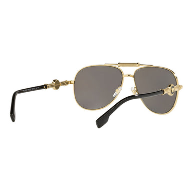 Versace Sonnenbrille VE2236 ​1002Z3 Gold/Grau Spiegel Unisex Polarisiert 6