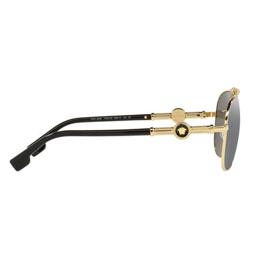 Versace Sonnenbrille VE2236 ​1002Z3 Gold/Grau Spiegel Unisex Polarisiert 7