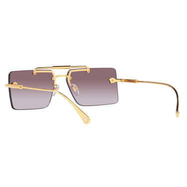 Versace Okulary Przeciwsłoneczne VE2245 10028H Złoto/Fioletowy Gradient Unisex 4