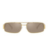 Versace Lunettes de Soleil VE2257 10025A Or/Or Miroir Unisexe