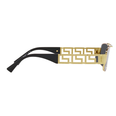 Versace Okulary Przeciwsłoneczne VE2257 ​100287 Złoto/Ciemny Szary Unisex 6