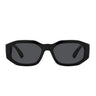 Versace Lunettes de Soleil VE4361 ​542287 Biggie Noir/Gris Foncé Unisexe