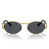 Versace Sonnenbrille VE2264 100287 Gold/Dunkelgrau Unisex