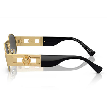 Versace Lunettes de Soleil VE2264 100287 Or/Gris Foncé Unisexe 2