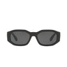Versace Lunettes de Soleil VE4361 GB1/87 Biggie Noir/Gris Foncé Unisexe