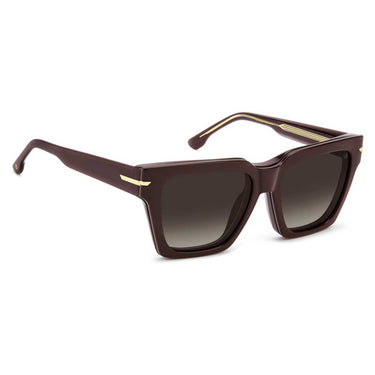 Victoria Beckham Occhiali da Vista VB 7009/C LHFLA Bordeaux/Trasparente Con Clip Polarizzata Donna 4