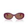 Vogue Occhiali da Sole VJ2032 321373 Viola Pieno/Marrone Scuro Bambini