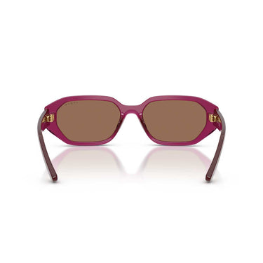 Vogue Occhiali da Sole VJ2034 327173 Borgogna Trasparente/Marrone Scuro Bambini 4