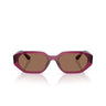 Vogue Occhiali da Sole VJ2034 327173 Borgogna Trasparente/Marrone Scuro Bambini