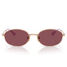 Vogue Occhiali da Sole VO4323S 51525Q Oro Rosè Viola Donna Polarizzati 
