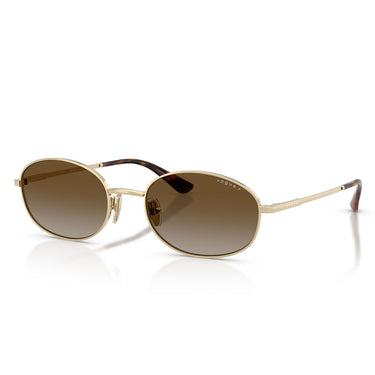 Vogue Occhiali da Sole VO4323S 848 T5 Oro Pallido Grigio Sfumato Marrone Donna Polarizzati  2