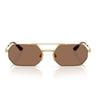 Vogue Occhiali da Sole VO4329S 280/73 Oro/Marrone Scuro Donna