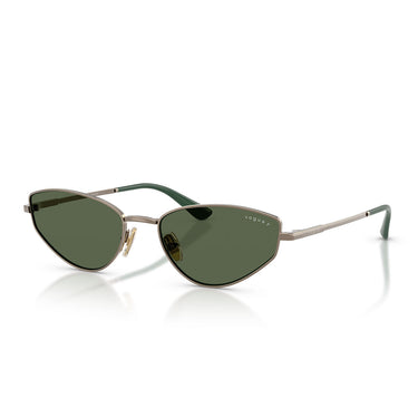 Vogue Occhiali da Sole VO4339S 51389A Marrone Chiaro Verde Scuro Donna Polarizzati  2