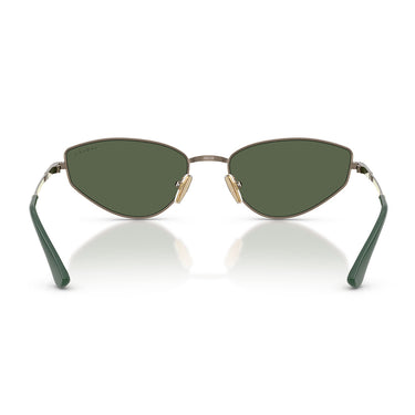 Vogue Occhiali da Sole VO4339S 51389A Marrone Chiaro Verde Scuro Donna Polarizzati 4