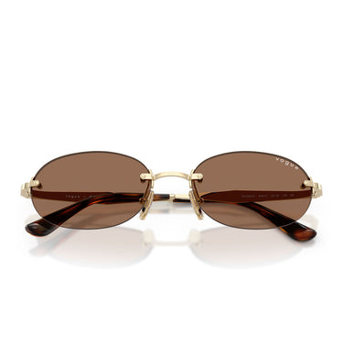 Vogue Occhiali da Sole VO4342S 848/73 Oro Pallido/Marrone Scuro Donna 5