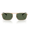 Vogue Occhiali da Sole VO4346S 51529A Oro Rosè Verde Scuro Uomo Polarizzati