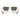 Vogue Occhiali da Sole VO4352S 280 87 Oro Grigio Fumo Donna 4
