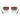 Vogue Occhiali da Sole VO4352S 515262 Oro Rosè Grigio Sfumato Viola Donna Polarizzati 4