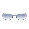 Vogue Occhiali da Sole VO4353S 521419 Azzurro Trasparente Sfumato Azzurro Donna 