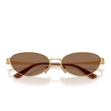 Vogue Occhiali da Sole VO4369S 280 73 Oro Marrone Scuro Donna 5