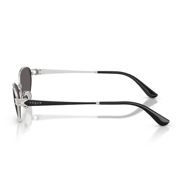 Vogue Occhiali da Sole VO4369S 323 87 Argento Nero Grigio Fumo Donna 3