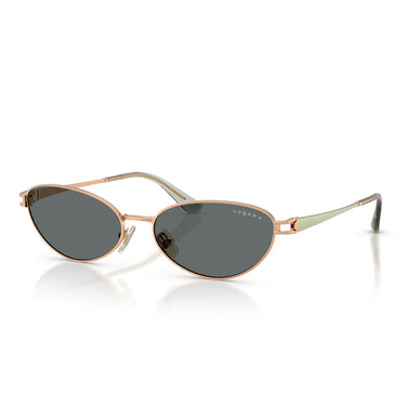 Vogue Occhiali da Sole VO4369S 515281 Oro Rosé Grigio Scuro Donna Polarizzati  2