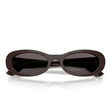 Vogue Occhiali da Sole VO5582S 225287 Marrone Pieno Nero Fumo Donna 5