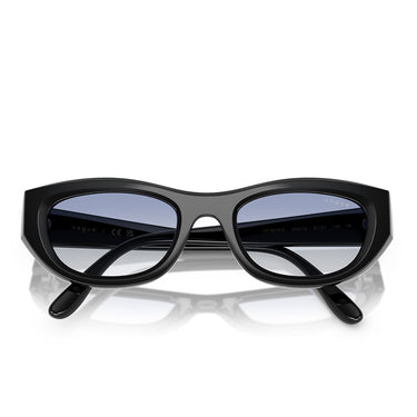 Vogue Occhiali da Sole VO5616S W44 19 Nero Trasparente Sfumato Azzurro Donna  5