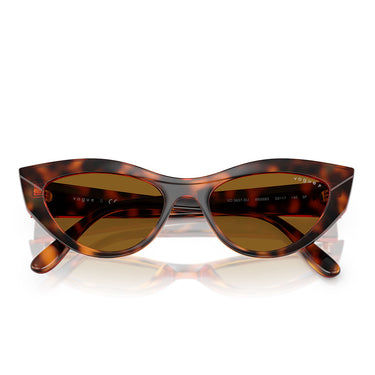 Vogue Occhiali da Sole VO5637SU W65683 Marrone Scuro Marrone Scuro Donna Polarizzati  5