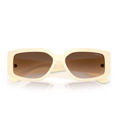 Vogue Occhiali da Sole VO5642SU 316713 Full Ivory Marrone Sfumato Donna  5