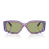 Vogue Occhiali da Sole VO5642SU 323682 Viola Perlato Trasparente/Verde Donna