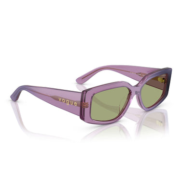 Vogue Occhiali da Sole VO5642SU 323682 Viola Perlato Trasparente/Verde Donna 4