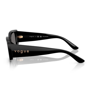 Vogue Occhiali da Sole VO5642SU W44 81 Nero Grigio Scuro Donna Polarizzati 3