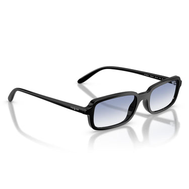 Vogue Occhiali da Sole VO5666S W44/19 Nero/Trasparente Sfumato Azzurro Donna 4