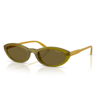 Vogue Occhiali da Sole VO5697SU 328373 Verde Oliva Marrone Scuro Donna  2