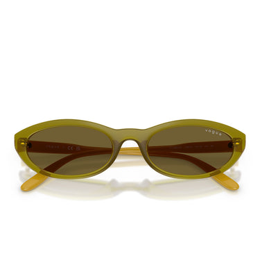 Vogue Occhiali da Sole VO5697SU 328373 Verde Oliva Marrone Scuro Donna  6