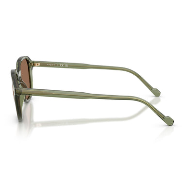 Vogue Occhiali da Sole VO5707S 318773 Verde Trasparente/Marrone Scuro Uomo 2