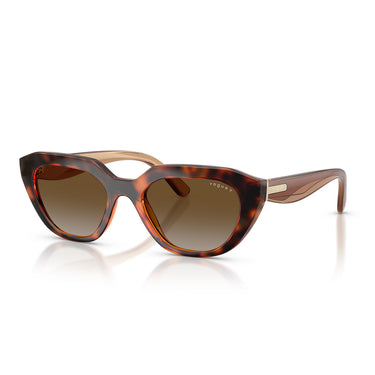 Vogue Occhiali da Sole VO5711S W656T5 Marrone Scuro/Marrone Donna Polarizzati