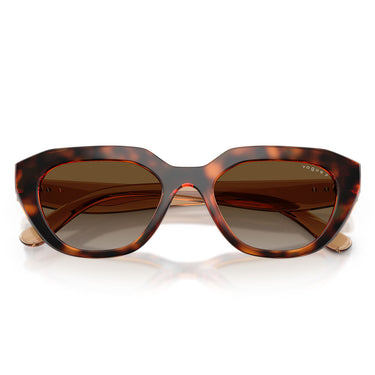 Vogue Occhiali da Sole VO5711S W656T5 Marrone Scuro/Marrone Donna Polarizzati