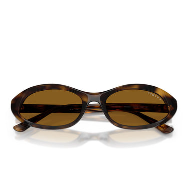 Vogue Occhiali da Sole VO5727SU W65683 Marrone Scuro Marrone Scuro Donna Polarizzati 5 