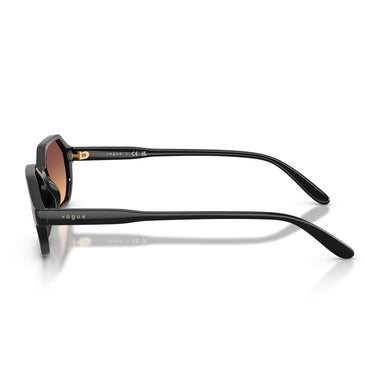 Vogue Occhiali da Sole VO5749S W44 78 Nero Arancione Sfumato Violetto Donna  3