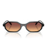 Vogue Occhiali da Sole VO5749S W44 78 Nero Arancione Sfumato Violetto Donna  
